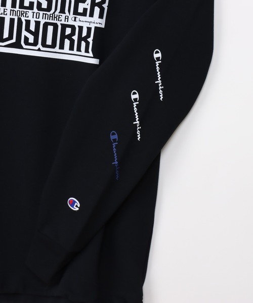 Champion（チャンピオン）の「【Champion/チャンピオン】メンズ スポーツ テックウィーブ テリー クルーネックスウェットシャツ（スウェット・メンズ・ブラック/オリーブ/その他35/グレー・MEDIUM/LARGE/X-LARGE）」の8枚目の写真