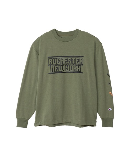 Champion（チャンピオン）の「【Champion/チャンピオン】メンズ スポーツ テックウィーブ テリー クルーネックスウェットシャツ（スウェット・メンズ・ブラック/オリーブ/その他35/グレー・MEDIUM/LARGE/X-LARGE）」の22枚目の写真