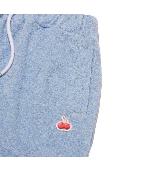 KIRSH（キルシー）の「KIRSH CHERRY SHORT TERRY PANTS/キルシーチェリーショートテリーパンツ（その他パンツ・レディース・ライトピンク/ライトブルー/グレー・ONE SIZE）」の4枚目の写真