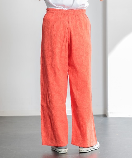 AMERICAN RAG CIE（アメリカンラグシー）の「カットジャガードパンツ（その他パンツ・レディース・ブラック/オレンジ・FREE）」の5枚目の写真