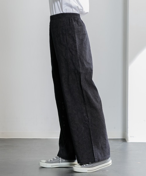 AMERICAN RAG CIE（アメリカンラグシー）の「カットジャガードパンツ（その他パンツ・レディース・ブラック/オレンジ・FREE）」の9枚目の写真