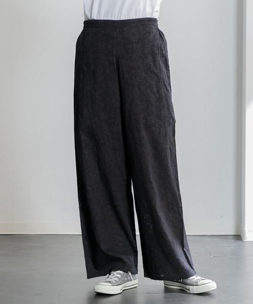 AMERICAN RAG CIE（アメリカンラグシー）の「カットジャガードパンツ（その他パンツ・レディース・ブラック/オレンジ・FREE）」の10枚目の写真