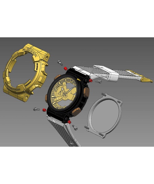 G-SHOCK(ジーショック)の「110シリーズ / メタルベゼル / GM-110BB-1AJF(アナログ腕時計・メンズ・ブラック・FREE)」の14枚目の写真