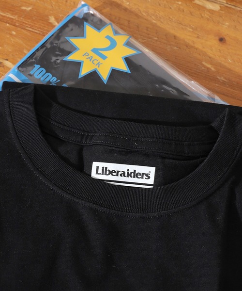 Liberaiders(リベレイダース)の「Liberaiders/リベレイダース 2 PACK TEE パックTシャツ 2枚組(Tシャツ/カットソー・メンズ・ホワイト/ブラック・XL/M/L)」の11枚目の写真