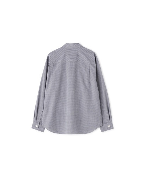 MHL.(エムエイチエル)の「TINY GINGHAM COTTON(シャツ/ブラウス・メンズ・ブルー・LARGE/MEDIUM/SMALL)」の3枚目の写真