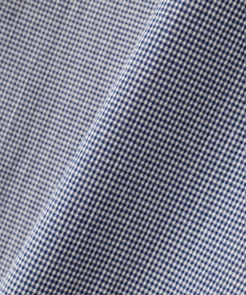 MHL.(エムエイチエル)の「TINY GINGHAM COTTON(シャツ/ブラウス・メンズ・ブルー・LARGE/MEDIUM/SMALL)」の6枚目の写真