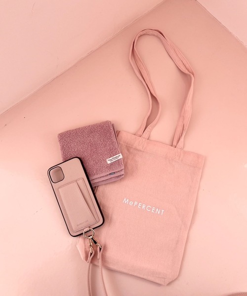 Me%（ミィパーセント）の「MPエコバッグ S（トートバッグ・レディース・ピンク/ブルー/オフホワイト・FREE）」の3枚目の写真