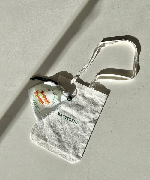 Me%（ミィパーセント）の「MPエコバッグ S（トートバッグ・レディース・ピンク/ブルー/オフホワイト・FREE）」の19枚目の写真