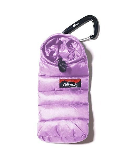 NANGA（ナンガ）の「NANGA/ナンガ Mini sleeping bag phone case 携帯ケース 2026年春夏（スマホケース/カバー・メンズ・ブラック/ライム/ライトパープル/ダークベージュ/グレー/ライトオリーブ/ライトブラウン・FREE）」の7枚目の写真