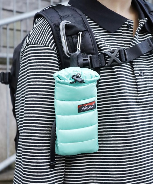 NANGA（ナンガ）の「NANGA/ナンガ Mini sleeping bag phone case 携帯ケース 2026年春夏（スマホケース/カバー・メンズ・ブラック/ライム/ライトパープル/ダークベージュ/グレー/ライトオリーブ/ライトブラウン・FREE）」の5枚目の写真