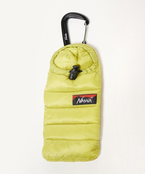 NANGA（ナンガ）の「NANGA/ナンガ Mini sleeping bag phone case 携帯ケース 2026年春夏（スマホケース/カバー・メンズ・ブラック/ライム/ライトパープル/ダークベージュ/グレー/ライトオリーブ/ライトブラウン・FREE）」の6枚目の写真