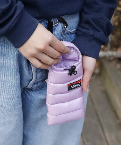 NANGA（ナンガ）の「NANGA/ナンガ Mini sleeping bag phone case 携帯ケース 2026年春夏（スマホケース/カバー・メンズ・ブラック/ライム/ライトパープル/ダークベージュ/グレー/ライトオリーブ/ライトブラウン・FREE）」の8枚目の写真