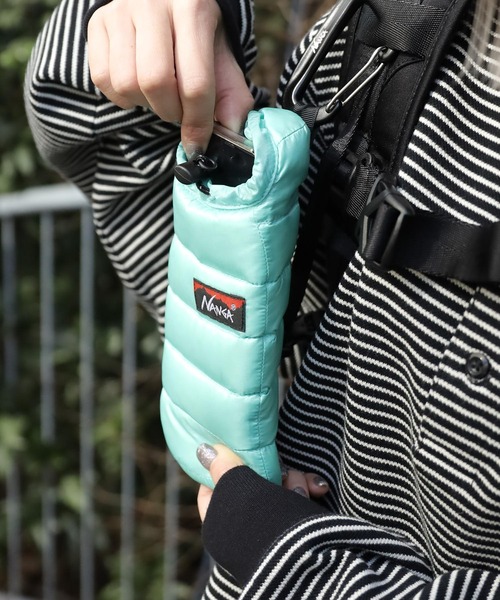 NANGA（ナンガ）の「NANGA/ナンガ Mini sleeping bag phone case 携帯ケース 2026年春夏（スマホケース/カバー・メンズ・ブラック/ライム/ライトパープル/ダークベージュ/グレー/ライトオリーブ/ライトブラウン・FREE）」の15枚目の写真