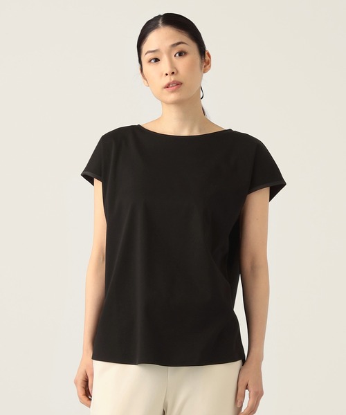 Chacott（チャコット）の「サテンパイピングTシャツ（Tシャツ