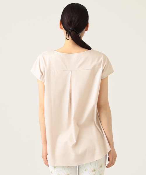 Chacott（チャコット）の「サテンパイピングTシャツ（Tシャツ