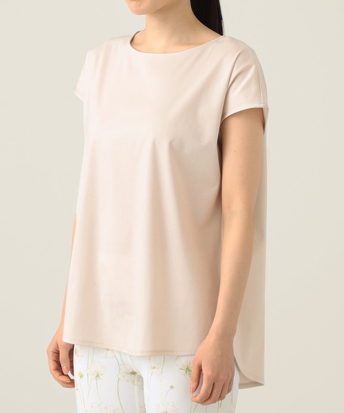 Chacott（チャコット）の「サテンパイピングTシャツ（Tシャツ