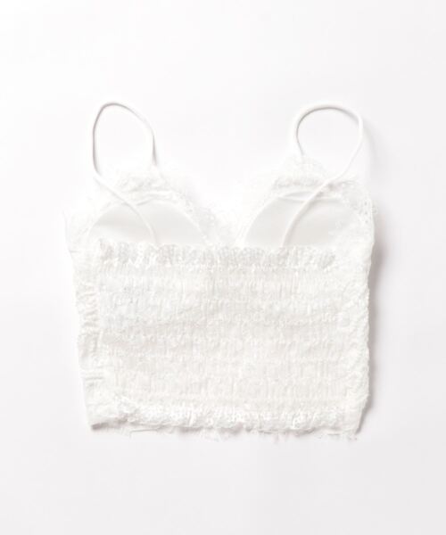 Narcissus（ナルシス）の「【Narcissus】レースキャミソール（キャミソール・レディース・ブラック/ホワイト・FREE）」の12枚目の写真