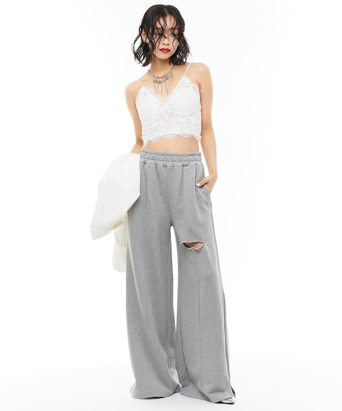 Narcissus（ナルシス）の「【Narcissus】レースキャミソール（キャミソール・レディース・ブラック/ホワイト・FREE）」の13枚目の写真