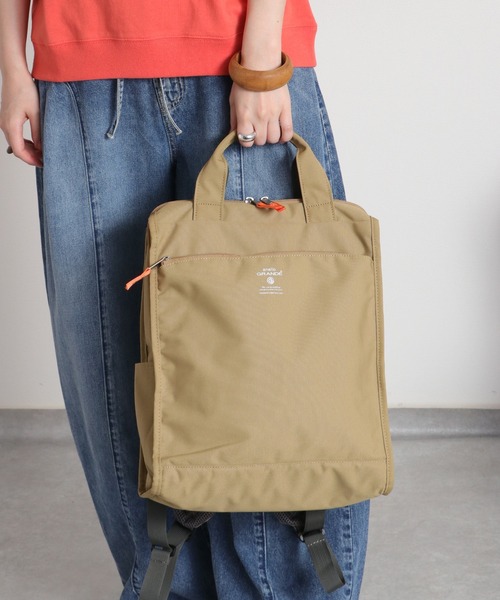 anello（アネロ）の「【anello】アネロ　キャビントート型リュック 2WAY（バックパック/リュック・レディース・グレイッシュベージュ/ダークブラック/ネイビー/ベージュ・FREE）」の20枚目の写真