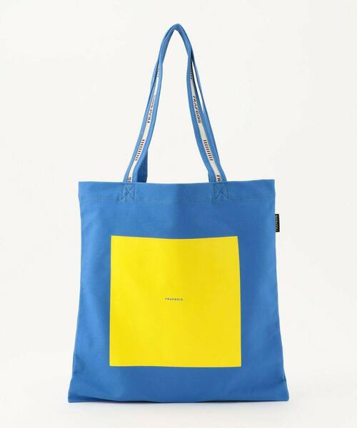 FRAPBOIS PARK（フラボアパーク）の「カラーロゴトート（トートバッグ・レディース・グリーン/ブルー/ブラック/ピンク/キナリ/オフホワイト・FREE）」の5枚目の写真