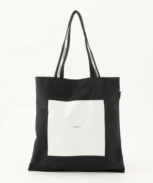 FRAPBOIS PARK（フラボアパーク）の「カラーロゴトート（トートバッグ・レディース・グリーン/ブルー/ブラック/ピンク/キナリ/オフホワイト・FREE）」の3枚目の写真