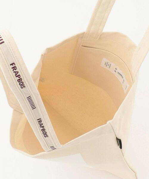 FRAPBOIS PARK（フラボアパーク）の「カラーロゴトート（トートバッグ・レディース・グリーン/ブルー/ブラック/ピンク/キナリ/オフホワイト・FREE）」の10枚目の写真