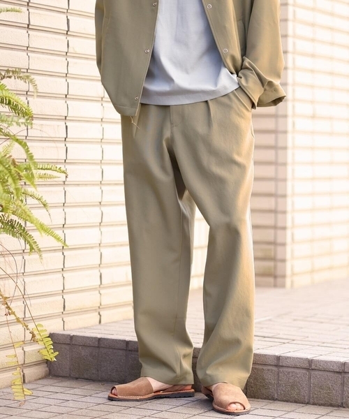 a.v.v（アーヴェヴェ）の「リライト セミルーズパンツ(セットアップ可）（その他パンツ・メンズ・カーキ/ブルー・48/46/50）」の16枚目の写真