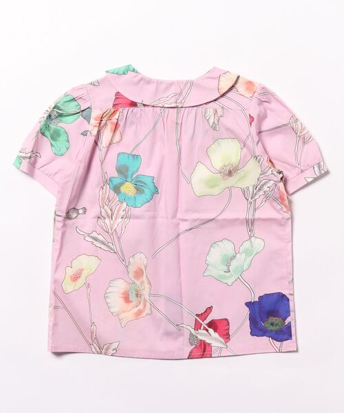 CHRISTINA  ROHDE（クリスティーナローデ）の「Christina Rhode  / 花柄半袖ブラウス（シャツ/ブラウス・キッズ・ピンク・6Y）」の2枚目の写真