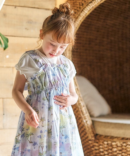 【美品】apres les cours ワンピースほか、3点セット　120 セール3柄肩リボンワンピース（ワンピース）｜apres les cours