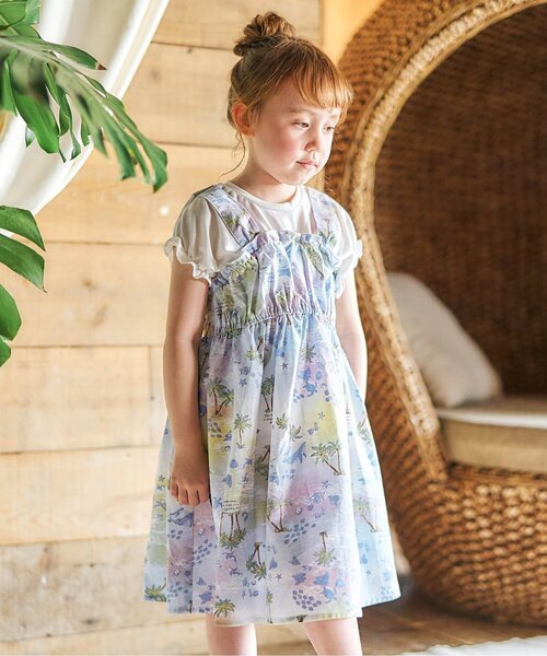 apres les cours（アプレレクール）の「サマーリンク 3柄ワンピース