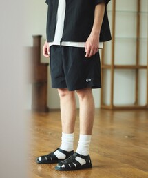 TOWN CRAFT/タウンクラフト 別注 ワンポイント ナイロンイージーショーツ/リラックスフィット ハーフパンツ