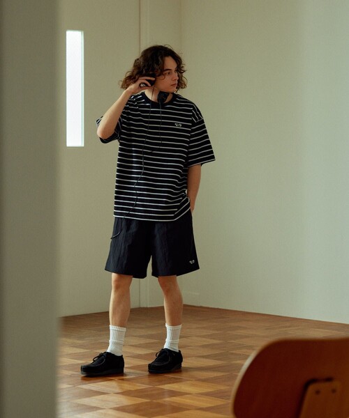 TOWNCRAFT（タウンクラフト）の「TOWN CRAFT/タウンクラフト 別注 ワンポイント ナイロンイージーショーツ/リラックスフィット ハーフパンツ（その他パンツ・メンズ・ネイビー/オリーブ/イエロー/ブラック/グレー/ベージュ・SMALL/MEDIUM/LARGE）」の8枚目の写真