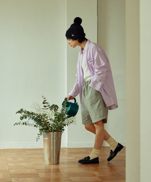 TOWNCRAFT（タウンクラフト）の「TOWN CRAFT/タウンクラフト 別注 ワンポイント ナイロンイージーショーツ/リラックスフィット ハーフパンツ（その他パンツ・メンズ・ネイビー/オリーブ/イエロー/ブラック/グレー/ベージュ・SMALL/MEDIUM/LARGE）」の15枚目の写真