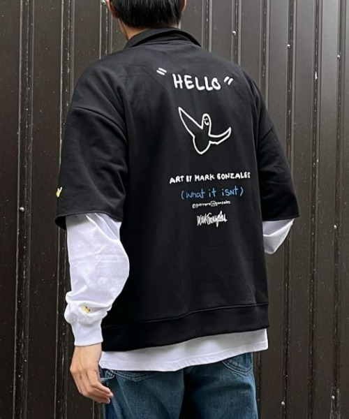 新品・MARK & LONA メンズハーフジップ 楽天市場】ジップトラックトップ ジャケット メンズ 無地 CROSS