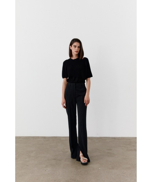 MOHAN(モハン)の「【MOHAN 】TWR ステッチ フレアド トラウザー / TWR STITCH FLARED TROUSERS(スラックス・レディース・ブラック/ライトベージュ・SMALL/MEDIUM)」の11枚目の写真