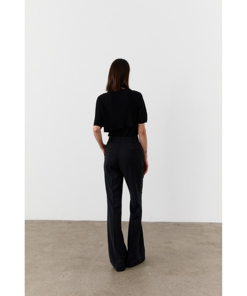 MOHAN(モハン)の「【MOHAN 】TWR ステッチ フレアド トラウザー / TWR STITCH FLARED TROUSERS(スラックス・レディース・ブラック/ライトベージュ・SMALL/MEDIUM)」の19枚目の写真