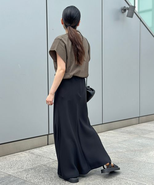 AP STUDIO カットソー&スカート AP STUDIO｜エアリーギャザースカート | Rakuten Fashion(楽天