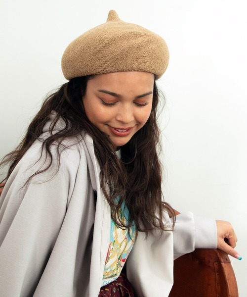 チャイハネ（チャイハネ）の「【チャイハネ】チョミベレー（ハンチング/ベレー帽・レディース・レッド/ブラック/ベージュ/マスタード/ブルー/モカ/カーキ/ターコイズブルー/グレー・FREE）」の16枚目の写真