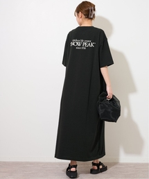 JOURNAL STANDARD relume（ジャーナルスタンダード　レリューム）の「《追加3》別注【Snow Peak】*RE Classic Logo Printed　ワンピース（ワンピース）」