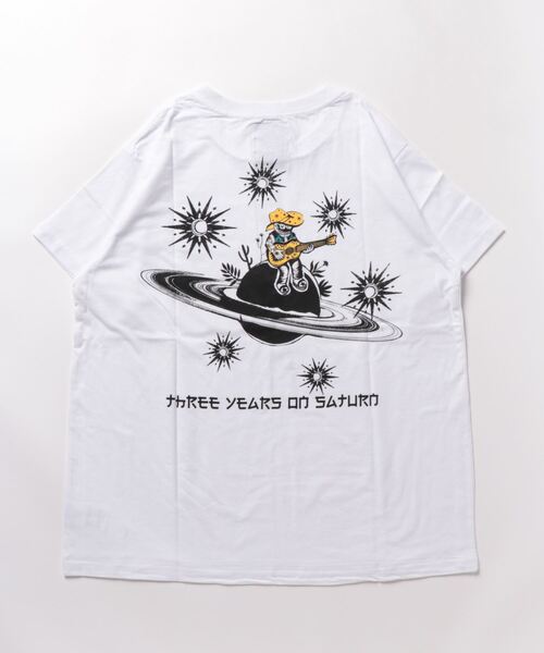 チャイハネ(チャイハネ)の「【チャイハネ】洋輔×Amina 土星Tシャツ(Tシャツ/カットソー・メンズ・イエロー/ホワイト/チャコール・M/L)」の19枚目の写真