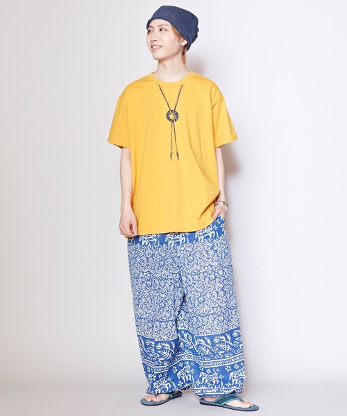 チャイハネ(チャイハネ)の「【チャイハネ】洋輔×Amina 土星Tシャツ(Tシャツ/カットソー・メンズ・イエロー/ホワイト/チャコール・M/L)」の16枚目の写真