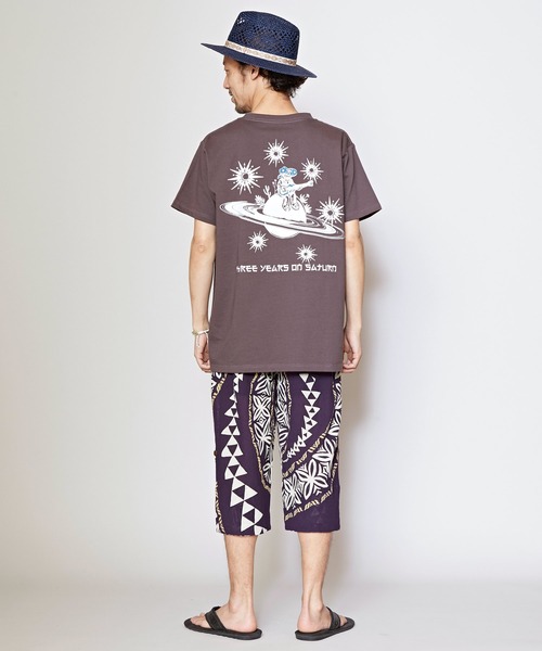 チャイハネ(チャイハネ)の「【チャイハネ】洋輔×Amina 土星Tシャツ(Tシャツ/カットソー・メンズ・イエロー/ホワイト/チャコール・M/L)」の14枚目の写真