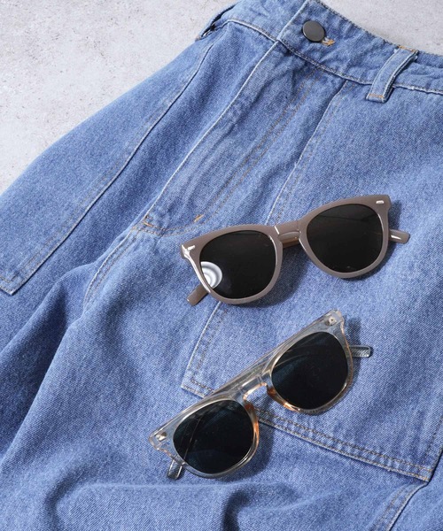 ZIP FIVE（ジップファイブ）の「【UVカット99%】UV400　サングラス（サングラス・レディース・オレンジ/ブラウン/グレー/ブラック・FREE）」の13枚目の写真