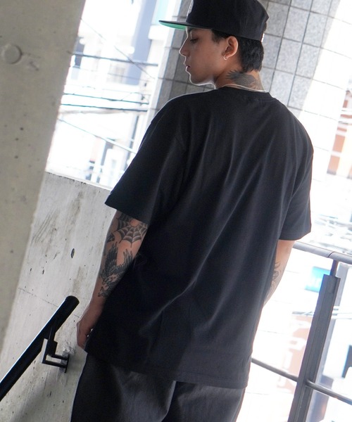 RIPPER（リッパー）の「【RIPPER】RP刺繍 Tシャツ / RP Embroidered T-shirt（Tシャツ/カットソー・メンズ・ブラック/グリーン/ブラウン/ホワイト/サックスブルー・M/L/XL）」の11枚目の写真