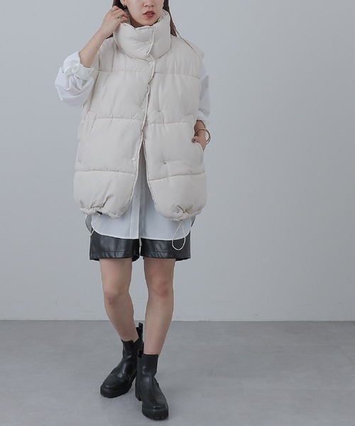 スタイルラヴィー ダウンベスト 9号 スタイル・ラヴィー リバーシブル