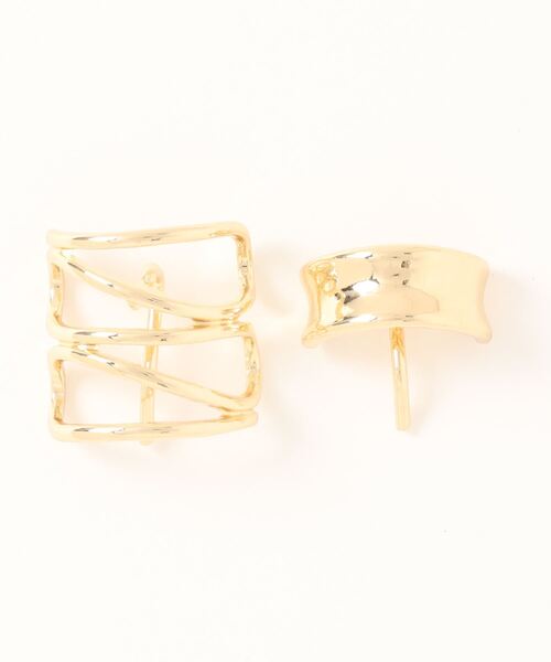 ammy.(エイミードット)の「【 ammy. / エイミードット 】 ニュアンス デザイン メタル ヘアカフ セット(ヘアピン・レディース・ゴールド/シルバー/ゴールド系その他/ゴールド系その他2・FREE)」の5枚目の写真