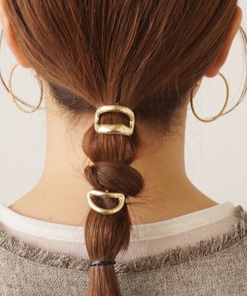 ammy.(エイミードット)の「【 ammy. / エイミードット 】 ニュアンス デザイン メタル ヘアカフ セット(ヘアピン・レディース・ゴールド/シルバー/ゴールド系その他/ゴールド系その他2・FREE)」の12枚目の写真