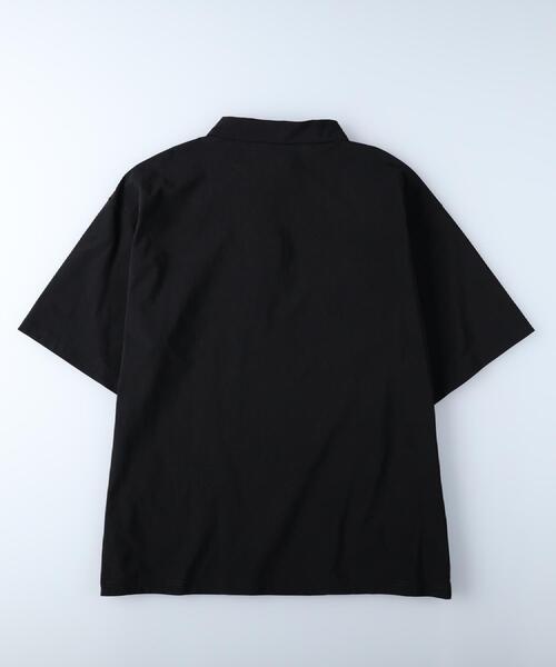 CAMP7(キャンプセブン)の「CAMP7(キャンプ7)リラックスプルオーバー半袖シャツ(シャツ/ブラウス・メンズ・ネイビー/ブラック・M/XL/L)」の4枚目の写真