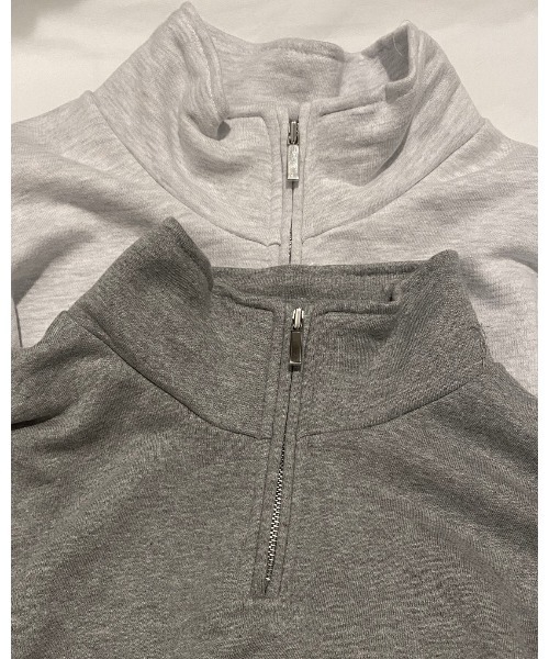 yaca fleece pullover 完売品 YACA,half zip pullover sweat/ハーフ 