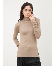 Mila Owen | シアーリブタートルニットプルオーバー【ウォッシャブル/手洗い可能】(ニット/セーター)